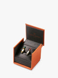Simon Carter green silver wine bottle cufflinks, imported from the UK