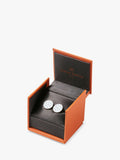 Simon Carter fractal cufflinks pale blue (British brand)