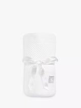 John Lewis The Little Tailor Plush Knit Baby Blanket White- Buy online at McGrocer