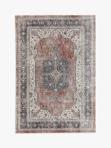 John Lewis John Lewis Multi Medallion Rug, Red 230 x 160 cm- Buy online at McGrocer