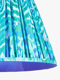 John Lewis Matthew Williamson peacock tapered lampshade blue, imported from the UK