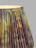 Matthew Williamson Ellwood tapered lampshade in green faux silk - British product