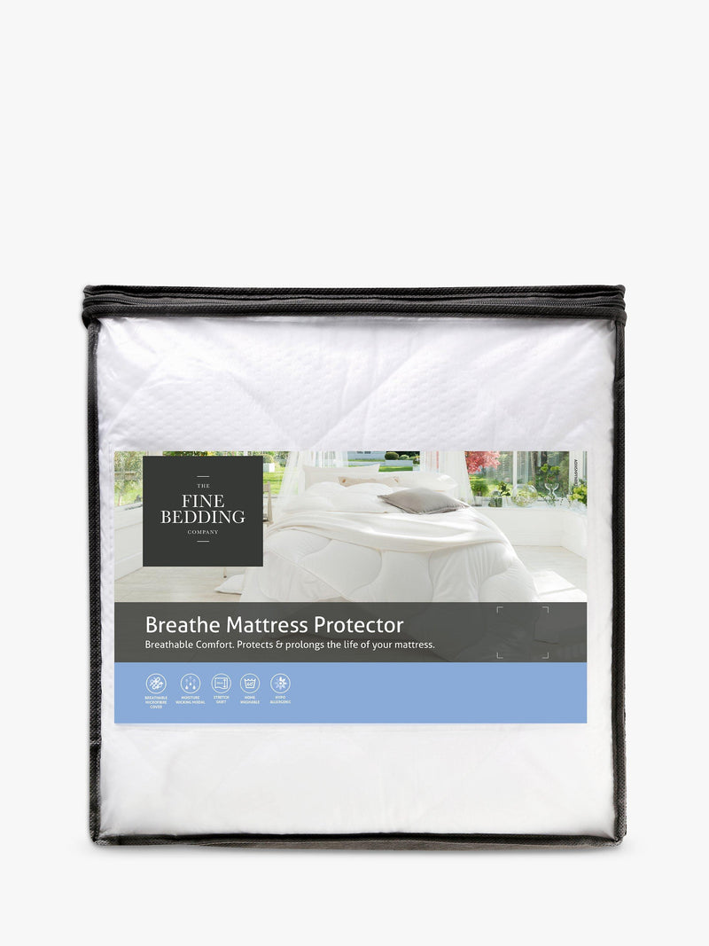 The Fine Bedding Company Breathe mattress protector single, UK version