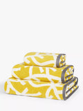 Mini Moderns forest cotton towel mustard imported from the UK