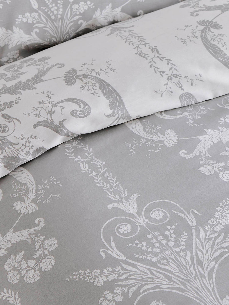 Laura Ashley Josette duvet cover set steel floral pattern (British brand)