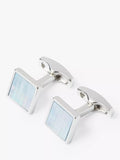 Simon Carter Mother of Pearl cufflinks chequerboard design - British product