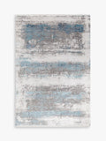 Gooch Luxury Distressed Ombre Rug - Blue L290 x W200 cm