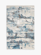 John Lewis John Lewis Shiomi Rug, Blue, 120 x 180 cm- Buy online at McGrocer