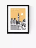 East End Prints London framed print 25x30cm, UK version