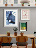 East End Prints framed abstract ink print 30x40cm - British product