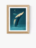 East End Prints Dieter Braun Humpback Whale Framed Print 25x30cm
