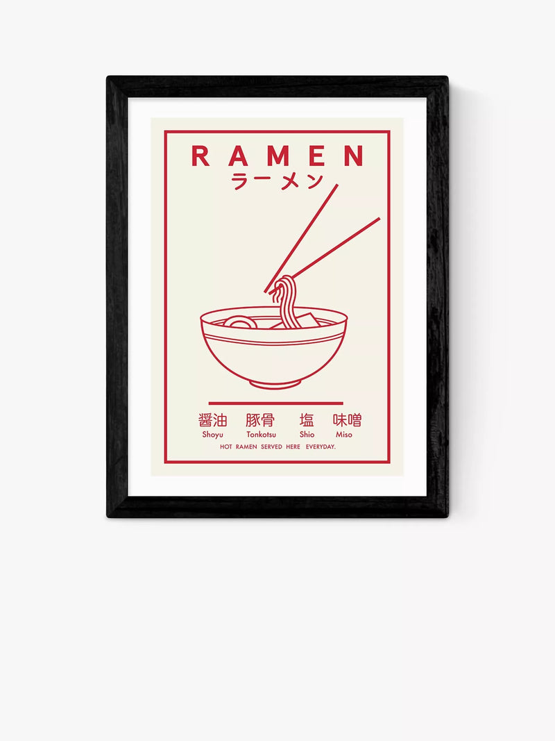EAST END PRINTS Violet Studio 'Ramen' Framed Print 30x40cm