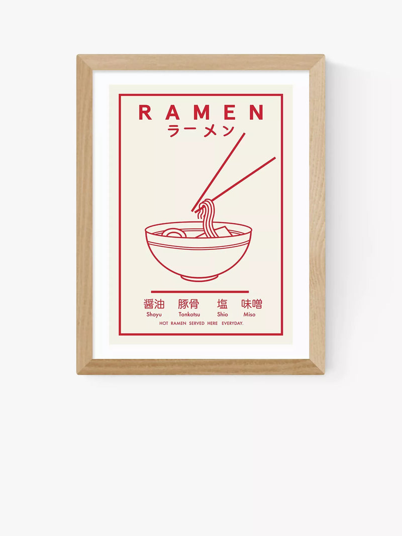 EAST END PRINTS Violet Studio 'Ramen' Framed Print 30x40cm