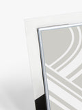 John Lewis Glass Border Photo Frame Clear Silver, UK version