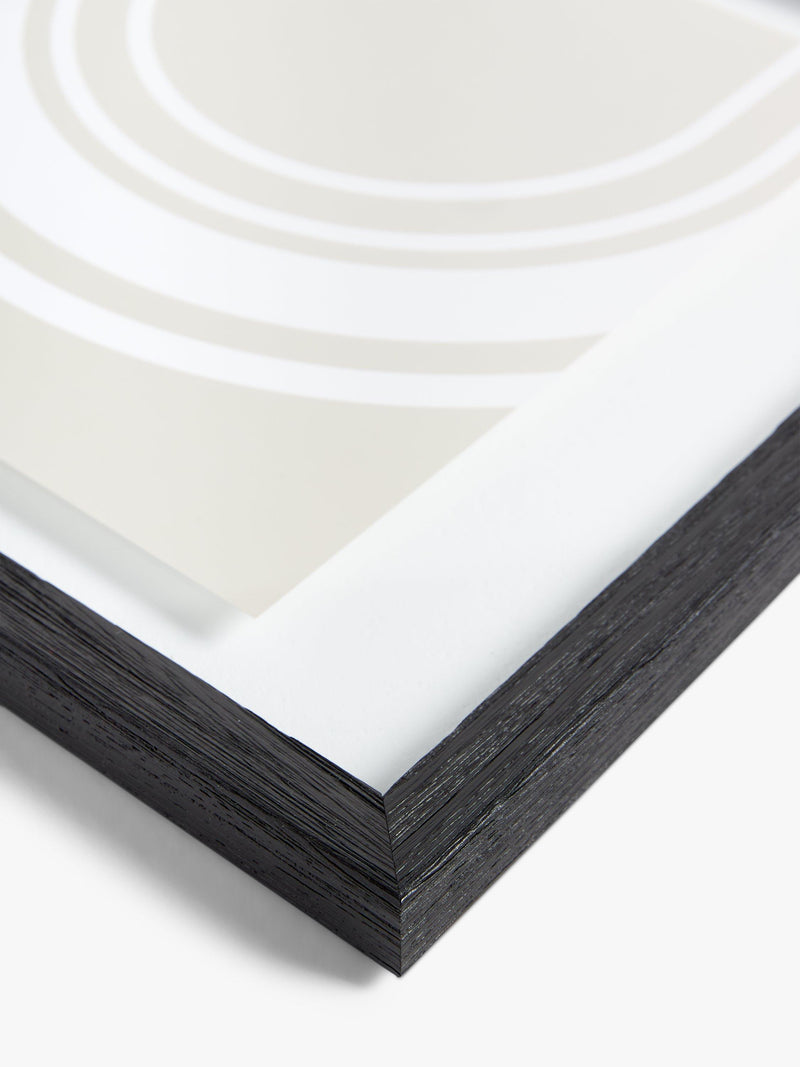John Lewis black pine wood floating poster frame, UK version