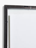 John Lewis black pine wood floating poster frame, UK version