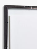 John Lewis black pine wood floating poster frame, UK version