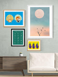 East End Prints framed print Pasta Guide 25x30cm, imported from the UK
