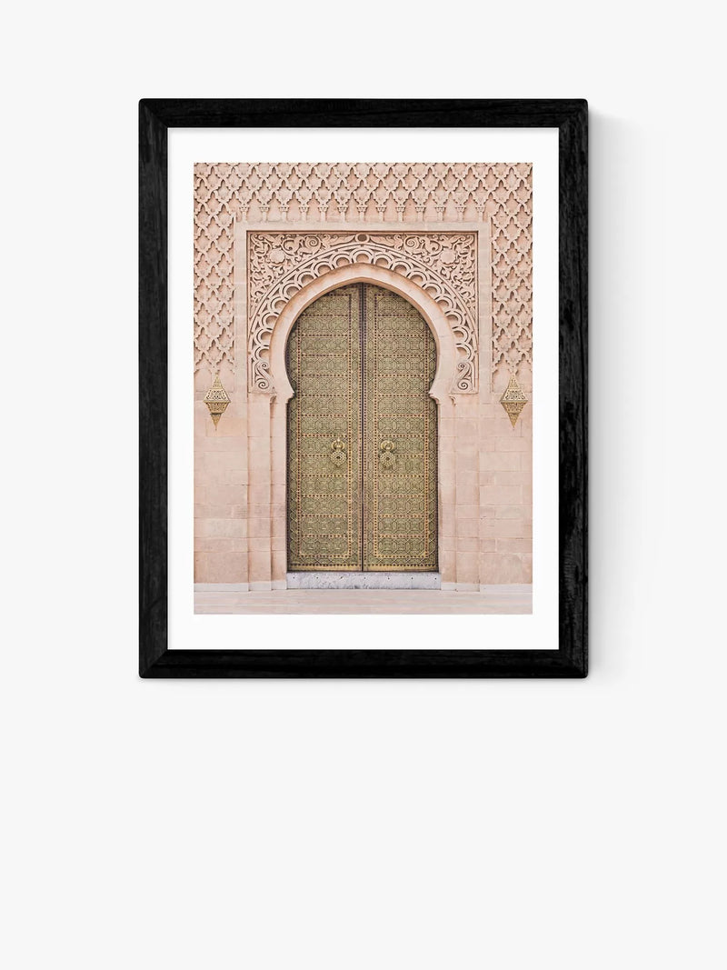 EAST END PRINTS framed print Moroccan Door 25x30cm - British product