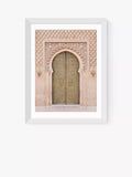 EAST END PRINTS Sisi and Seb 'Moroccan Door' Framed Print 25x30cm