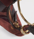 Chloé Mini Suede Snakeskin Bracelet Bag, UK version