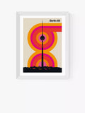 EAST END PRINTS Bo Lundberg 'Berlin 69' Framed Print, 25x30cm