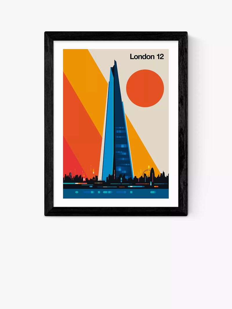 EAST END PRINTS framed print London 12 25x30cm, UK version