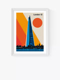 East End Prints Bo Lundberg London 12 Framed Print 25x30cm