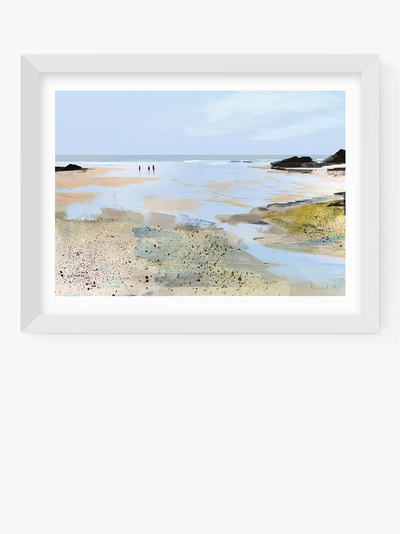 EAST END PRINTS Dan Hobday Seaview Framed Wall Art Print 25x30cm