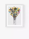 EAST END PRINTS framed print Buttercups II 25x30cm - British product