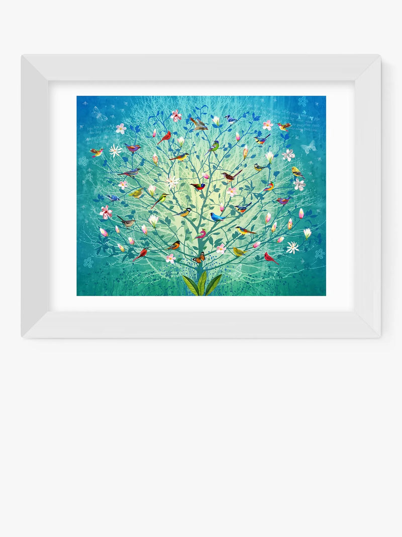 EAST END PRINTS Fiona Watson 'The Singing Tree' Framed Print, 40x50cm
