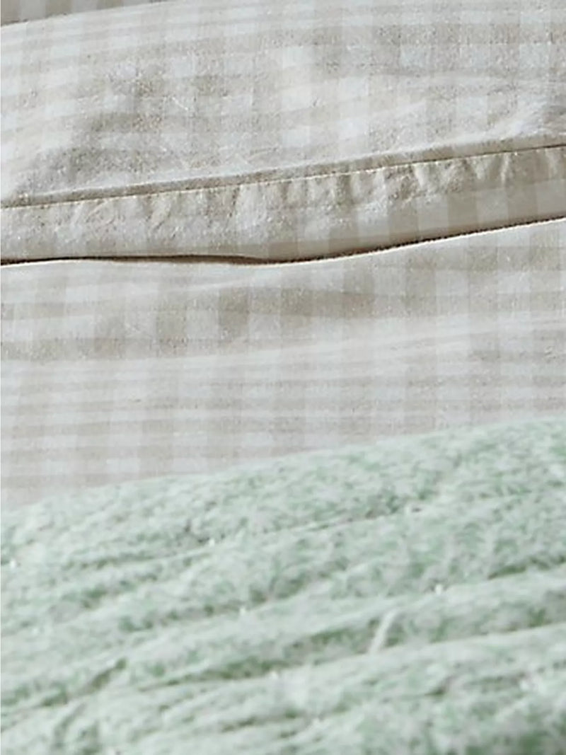 John Lewis Gingham Duvet Cover Set - McGrocer