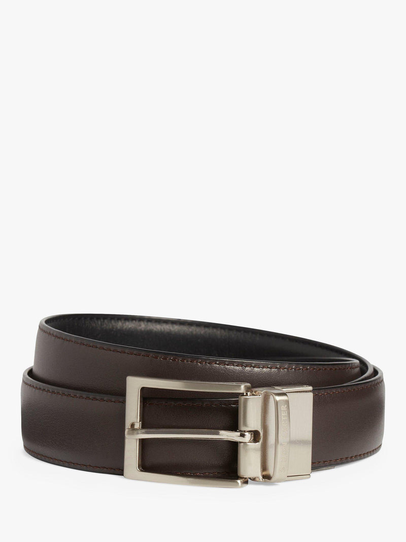 Simon Carter leather reversible belt black brown - UK version