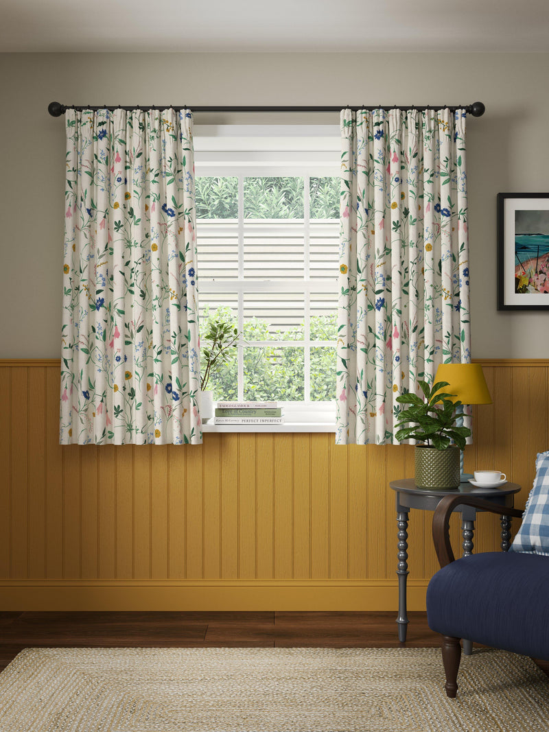 John Lewis Foxlease print blackout thermal curtains pair 117x137cm, UK version