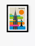 EAST END PRINTS Bo Lundberg New York 64 Framed Print 40x50cm