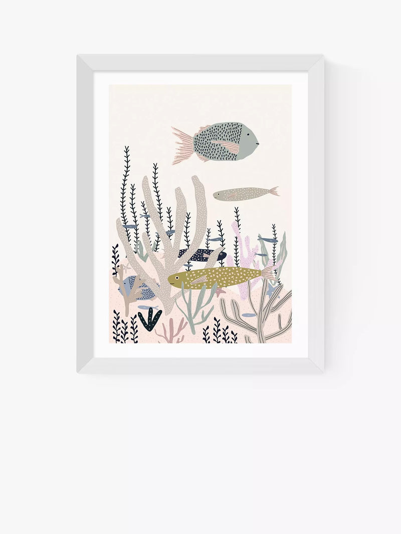 EAST END PRINTS Life Under Sea print 30x40cm - British product