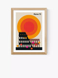 EAST END PRINTS Bo Lundberg 'Rome 73' Italy Framed Print, 30x40cm
