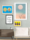 East End Prints good vibes framed print 25x30cm - British product