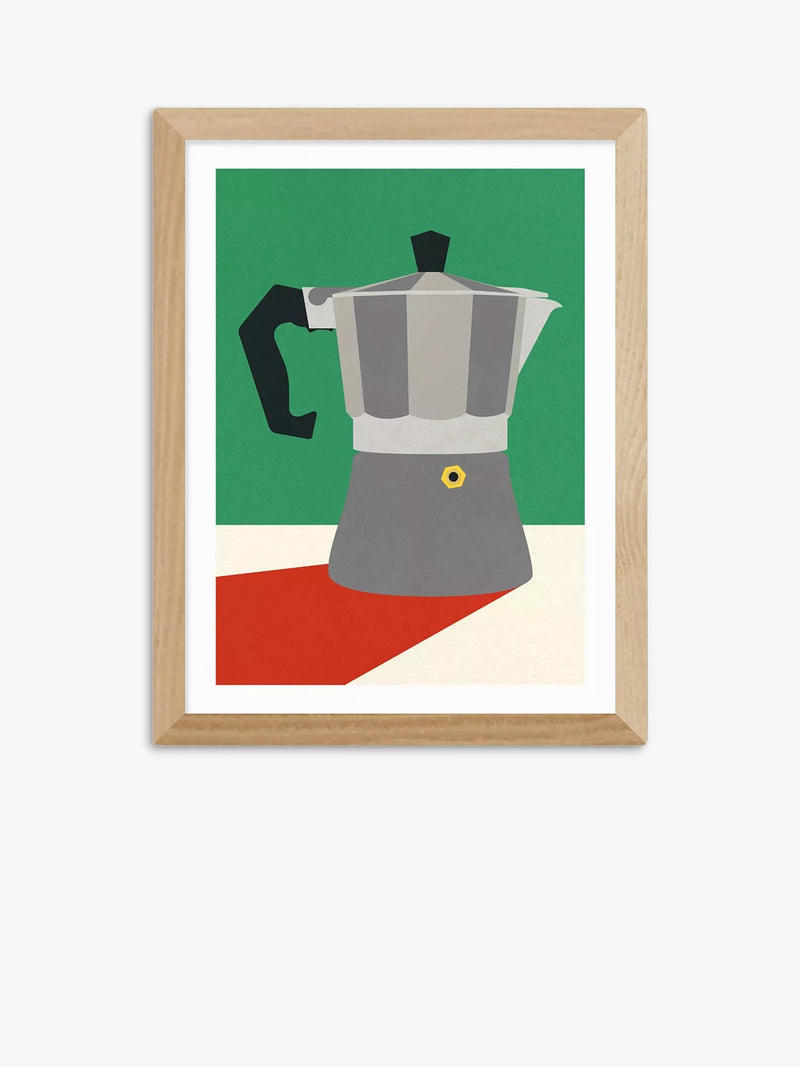EAST END PRINTS Rosi Feist 'Espresso' Framed Print, 25x30cm