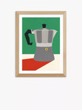 EAST END PRINTS Rosi Feist 'Espresso' Framed Print, 25x30cm