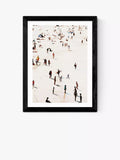 EAST END PRINTS Beach Life framed print 25x30cm (British brand)
