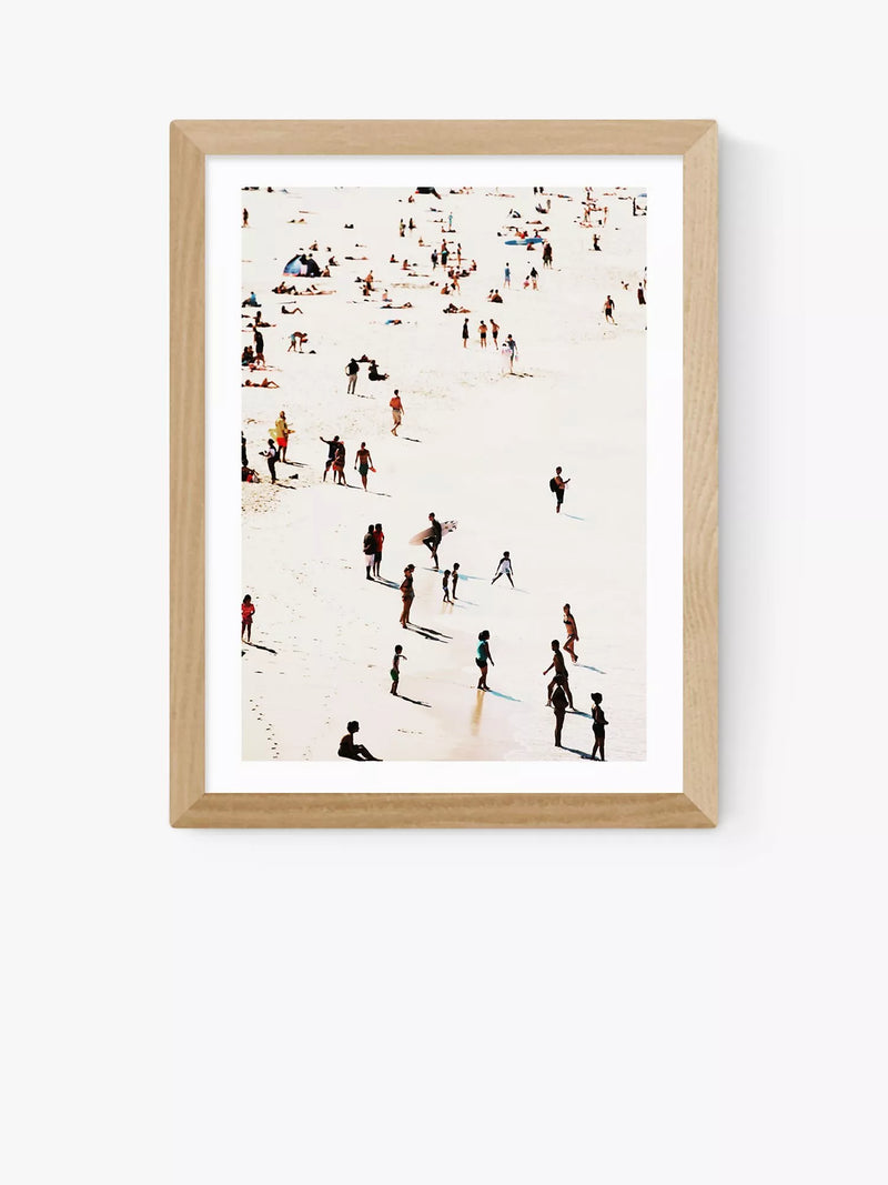 EAST END PRINTS Rafael Farias 'Beach Life' Framed Print, 25x30cm
