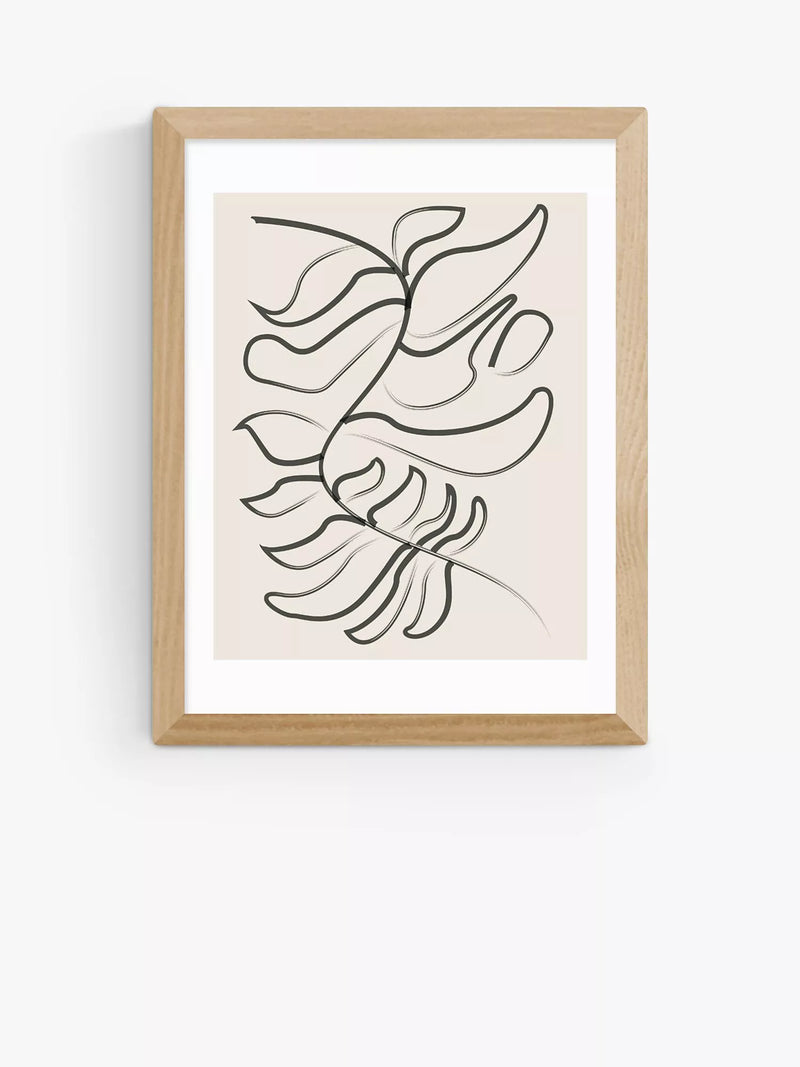 EAST END PRINTS Flower Love Child 'Sprung' Framed Print 25x30cm