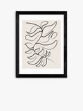 EAST END PRINTS Flower Love Child Sprung framed print 25x30cm, UK version