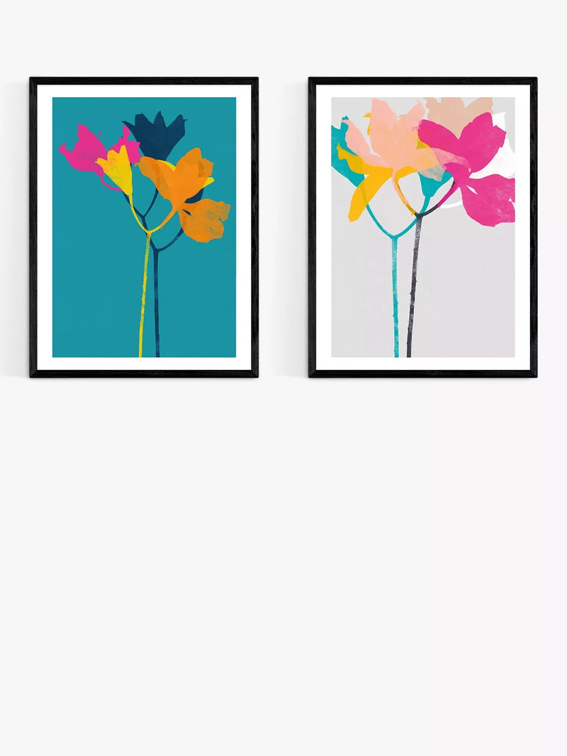 EAST END PRINTS Garima Dhawan 'Lily' Framed Print, Set of 2, 60x80cm