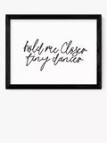 EAST END PRINTS Honeymoon Hotel 'Hold Me Closer Tiny Dancer' Framed Print, 40x50cm