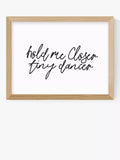 EAST END PRINTS Honeymoon Hotel 'Hold Me Closer Tiny Dancer' Framed Print, 40x50cm