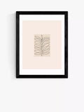 EAST END PRINTS Flower Love Child Organics framed print 60x80cm (British brand)