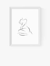 John Lewis EAST END PRINTS Sundry Society Nude Female Framed Print, 30x40cm- Buy online at McGrocer