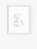 EAST END PRINTS framed print Nude Female 30x40cm, UK version